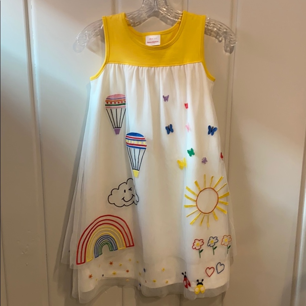 Hanna Andersson tulle and embroidery dress